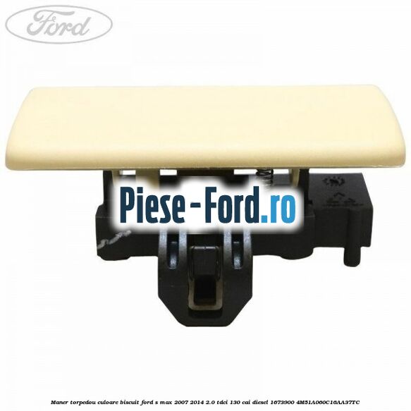 Maner torpedou culoare biscuit Ford S-Max 2007-2014 2.0 TDCi 130 cai diesel #CD350DB119
