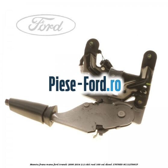 Cablu frana mana parte fata 1919 mm Ford Transit 2006-2014 2.2 TDCi RWD 100 cai diesel