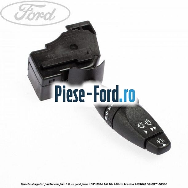 Maneta stergator functie comfort 3/5 usi Ford Focus 1998-2004 1.6 16V 100 cai #9B80A50C6A Maneta stergator functie comfort 3/5 usi Ford Focus 1998-2004 1.6 16V 100 cai benzina #9B80A50C6A
