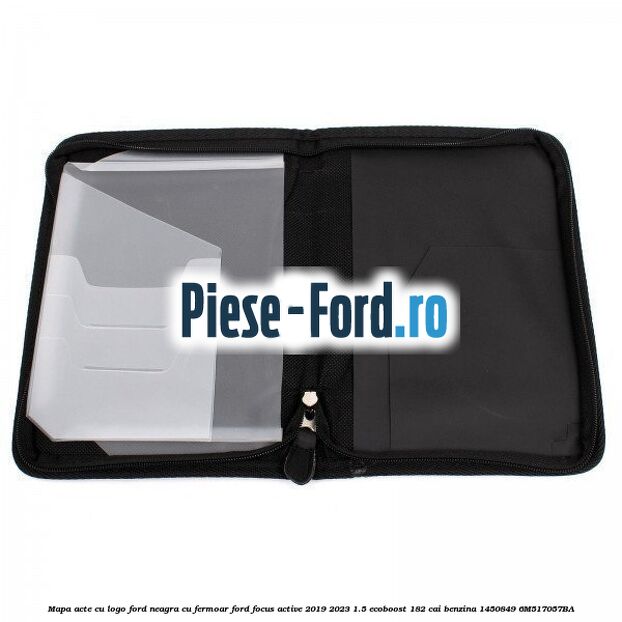 Mapa acte cu logo Ford neagra cu fermoar Ford Focus Active 2019-2023 1.5 EcoBoost 182 cai benzina #0826056136