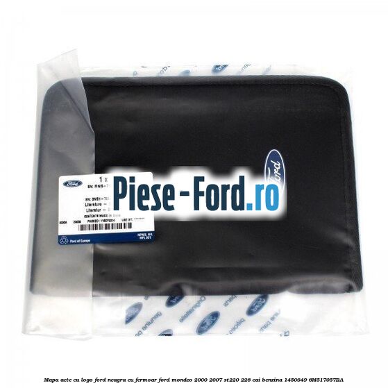 Mapa acte cu logo Ford neagra cu fermoar Ford Mondeo 2000-2007 ST220 226 cai benzina #D138D839A6