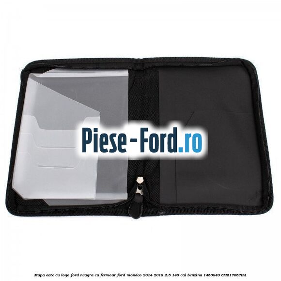 Mapa acte cu logo Ford neagra cu fermoar Ford Mondeo 2014-2018 2.5 149 cai benzina #0C31078B59