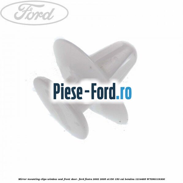 Mirror mounting clips, window seal, front door. Ford Fiesta 2002-2005 ST150 150 cai benzina #28CC03F0CC