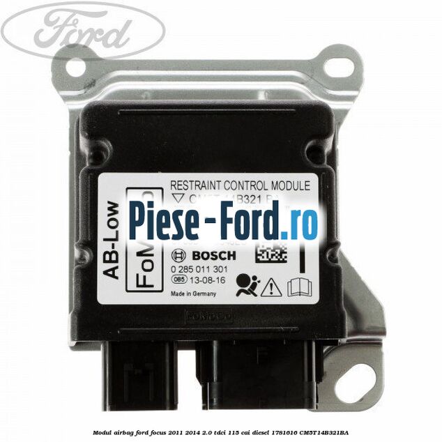 Mecanism reglare inaltime centura fata Ford Focus 2011-2014 2.0 TDCi 115 cai diesel