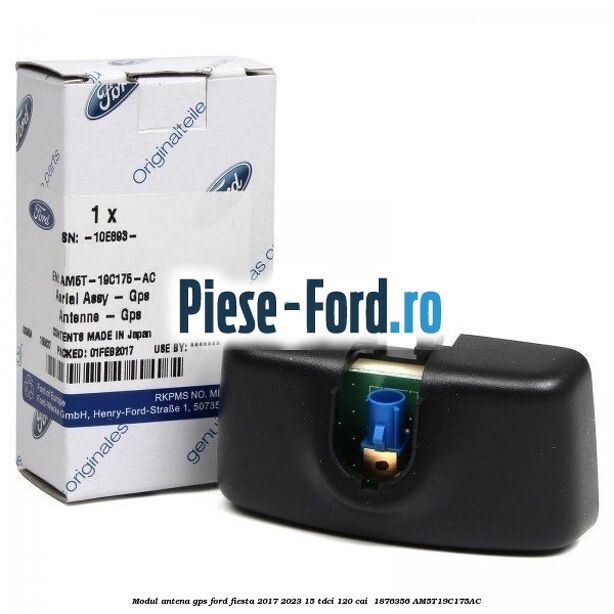 Modul antena GPS Ford Fiesta 2017-2023 1.5 TDCi 120 cai #825CA48234
