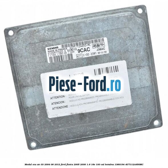Modul control nivel faruri Ford Fiesta 2005-2008 1.6 16V 100 cai benzina