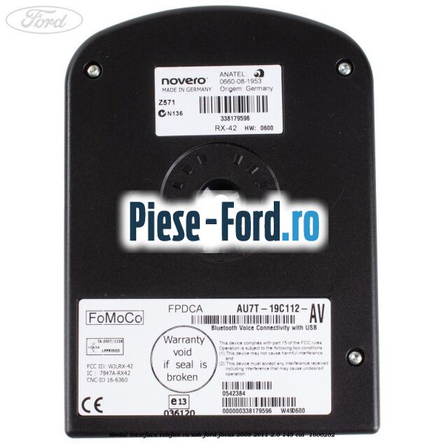 Modul interfata telefon cu USB Ford Focus 2008-2011 2.0 145 cai  #60F5992097