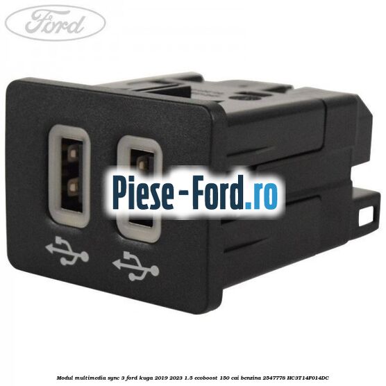 Modul multimedia Sync 3 Ford Kuga 2019-2023 1.5 EcoBoost 150 cai benzina #B6A72C29BA