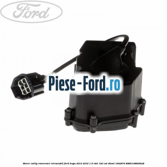 Modul iluminare remorca, carlig detasabil Ford Kuga 2013-2016 1.5 TDCi 120 cai diesel
