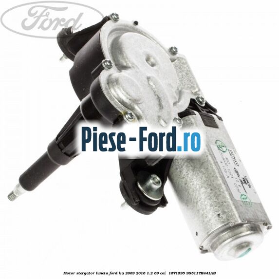 Motor stergator luneta Ford Ka 2009-2016 1.2 69 cai  #80BBBB303B