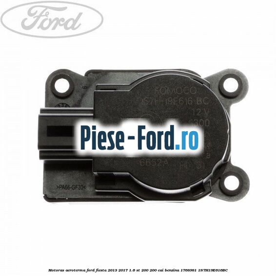 Insonorizat sustinere carcasa aeroterma Ford Fiesta 2013-2017 1.6 ST 200 200 cai benzina