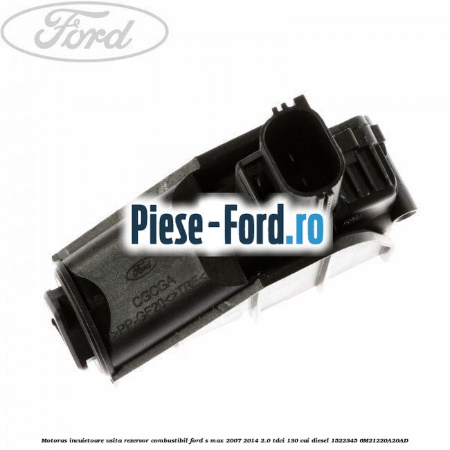 Maner usa negru Ford S-Max 2007-2014 2.0 TDCi 130 cai diesel