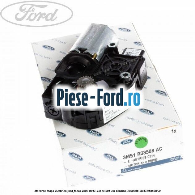 Maner reglaj spatar scaun fata 3 usi Ford Focus 2008-2011 2.5 RS 305 cai benzina