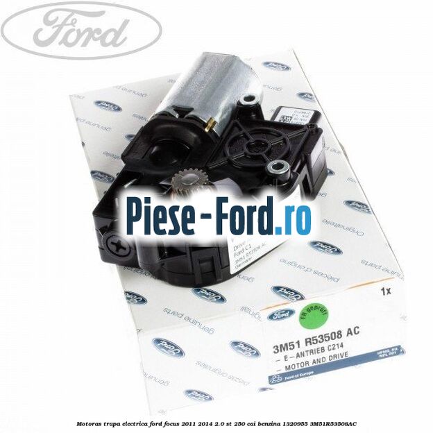 Motoras trapa electrica Ford Focus 2011-2014 2.0 ST 250 cai benzina