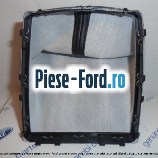 Nuca schimbator, 5 trepte negru crom Ford Grand C-Max 2011-2015 1.6 TDCi 115 cai diesel