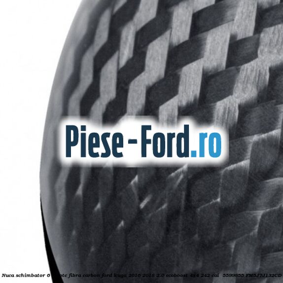 Nuca schimbator 6 trepte fibra carbon Ford Kuga 2016-2018 2.0 EcoBoost 4x4 242 cai  #D08480EC12