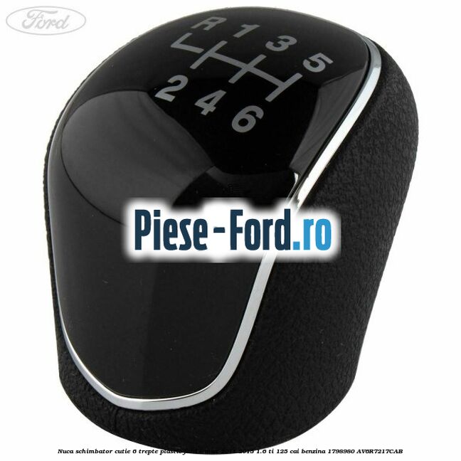 Nuca schimbator, cutie 6 trepte plastic Ford C-Max 2011-2015 1.6 Ti 125 cai benzina #9D61A35F94