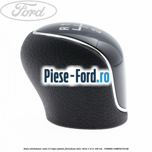 Nuca schimbator, cutie 6 trepte plastic Ford Focus 2011-2014 1.6 Ti 105 cai  #4F1EC6F518