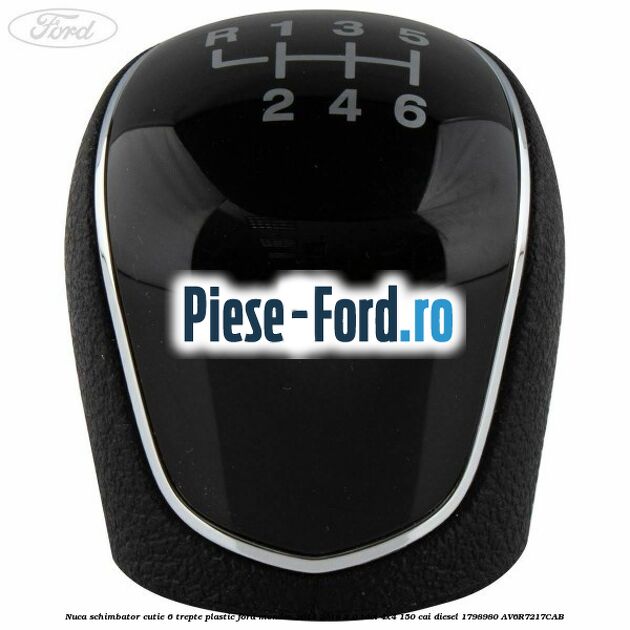 Nuca schimbator, cutie 6 trepte plastic Ford Mondeo 2014-2018 2.0 TDCi 4x4 150 cai diesel #DD1E4AD23F