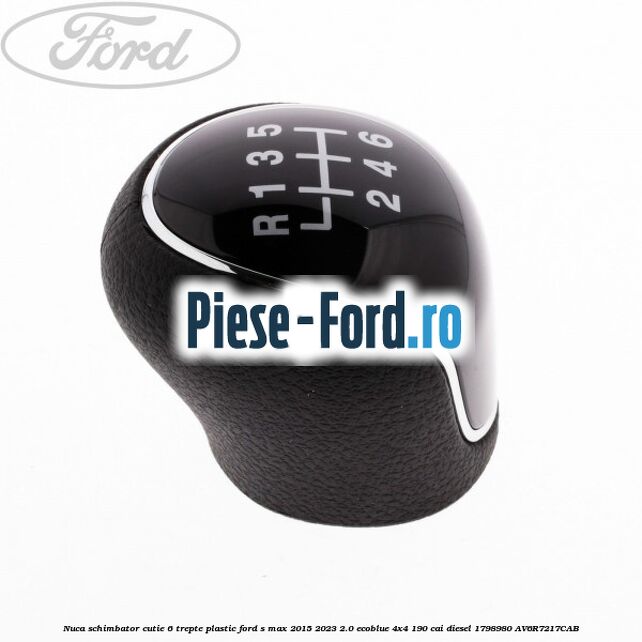 Nuca schimbator, cutie 6 trepte plastic Ford S-Max 2015-2023 2.0 EcoBlue 4x4 190 cai diesel #E0D4CBB9AE