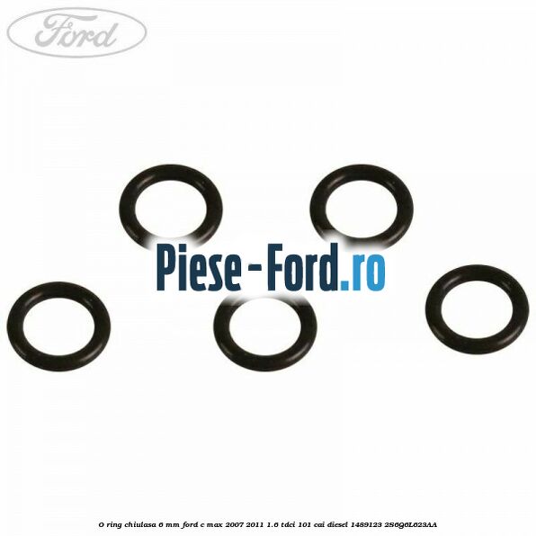 O ring chiulasa 6 mm Ford C-Max 2007-2011 1.6 TDCi 101 cai diesel #422546DA49
