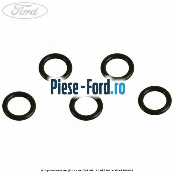 O ring chiulasa 6 mm Ford C-Max 2007-2011 1.6 TDCi 109 cai