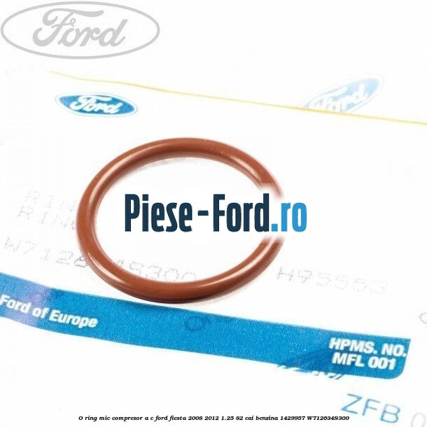 O-ring mic compresor A/C Ford Fiesta 2008-2012 1.25 82 cai benzina