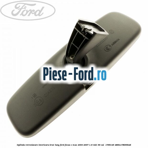 Oglinda retrovizoare interioara brat lung Ford Focus C-Max 2003-2007 1.6 TDCi 90 cai  #8AAF58BC9F