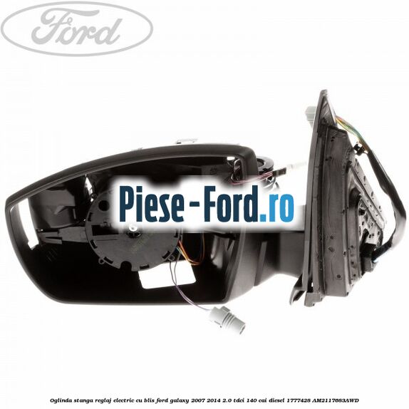 Oglinda stanga reglaj electric cu BLIS Ford Galaxy 2007-2014 2.0 TDCi 140 cai diesel