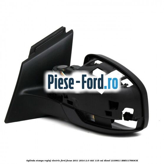 Oglinda stanga completa cu semnal Ford Focus 2011-2014 2.0 TDCi 115 cai diesel