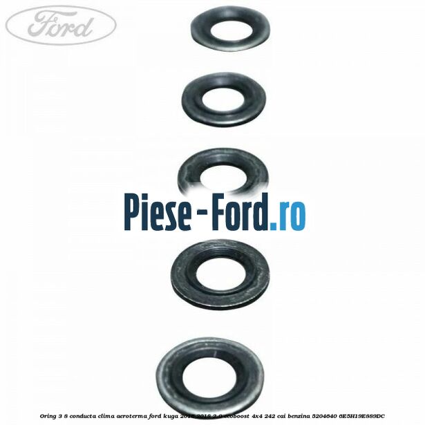 Oring 3/8 conducta clima aeroterma Ford Kuga 2016-2018 2.0 EcoBoost 4x4 242 cai benzina #48E87F8EE2
