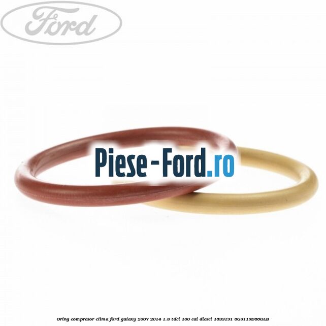 Oring compresor clima Ford Galaxy 2007-2014 1.8 TDCi 100 cai diesel #D80C90BEA6