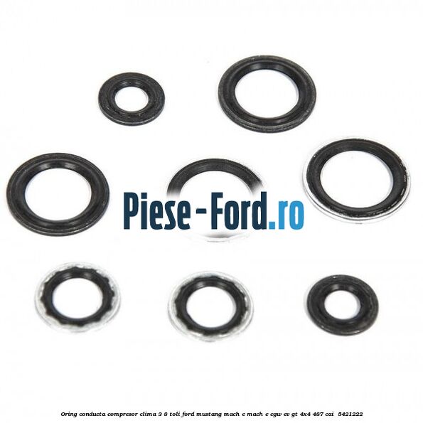 Oring conducta compresor clima 3/8 toli Ford Mustang Mach-E MACH-E (CGW) EV GT 4x4 487 cai #1E6E1FD472
