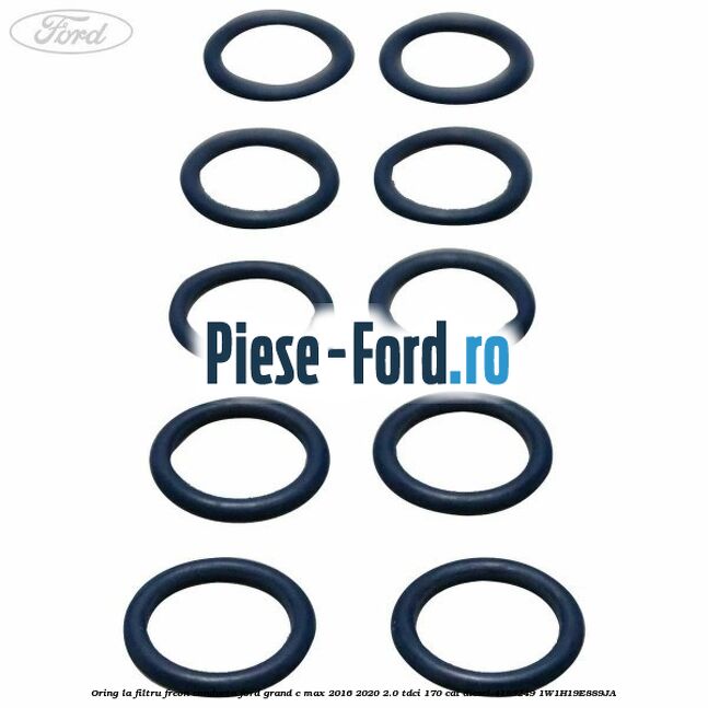 Oring la filtru freon conducta Ford Grand C-Max 2016-2020 2.0 TDCi 170 cai diesel #59981886A8