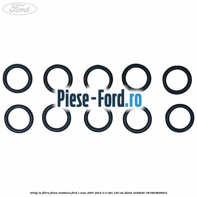 Oring la filtru freon conducta Ford S-Max 2007-2014 2.0 TDCi 130 cai diesel #B8DD4837D2