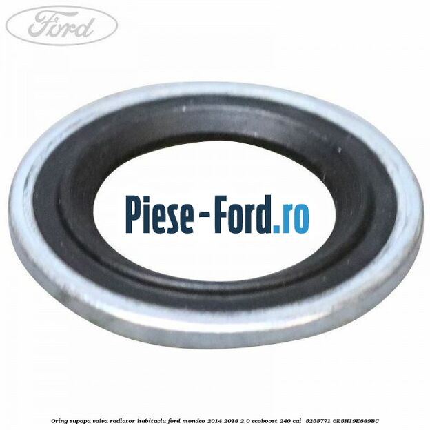 Oring supapa valva radiator habitaclu Ford Mondeo 2014-2018 2.0 EcoBoost 240 cai  #4DCF5323AF