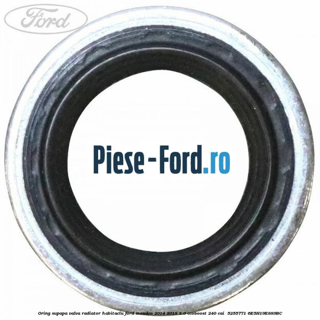 Oring supapa valva radiator habitaclu Ford Mondeo 2014-2018 2.0 EcoBoost 240 cai  #4DCF5323AF