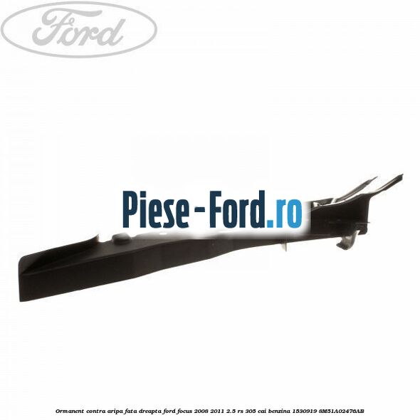 Deflector aer radiator apa, superior Ford Focus 2008-2011 2.5 RS 305 cai benzina