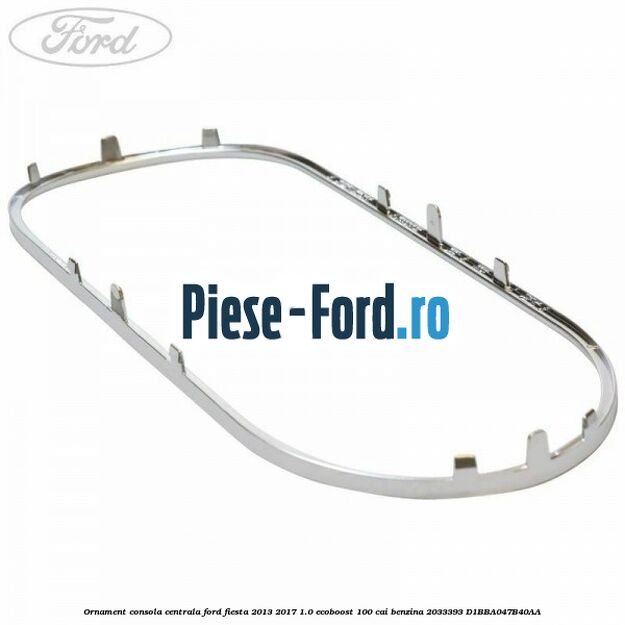 Ornament consola centrala Ford Fiesta 2013-2017 1.0 EcoBoost 100 cai benzina