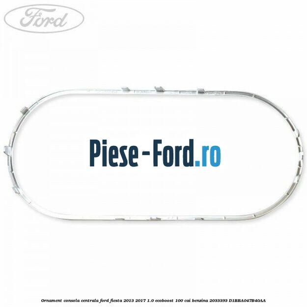 Ornament consola centrala Ford Fiesta 2013-2017 1.0 EcoBoost 100 cai benzina