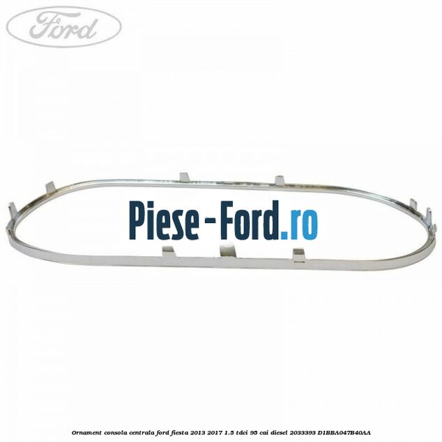Ornament consola centrala Ford Fiesta 2013-2017 1.5 TDCi 95 cai diesel