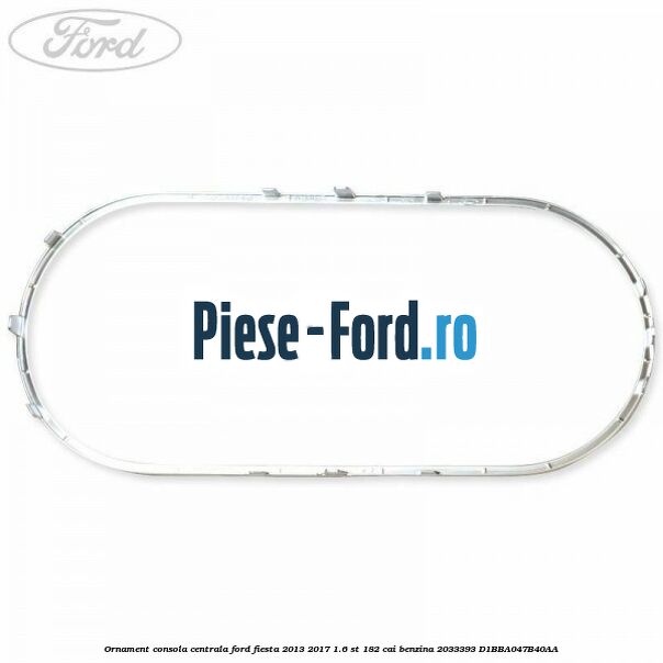 Ornament consola centrala Ford Fiesta 2013-2017 1.6 ST 182 cai benzina