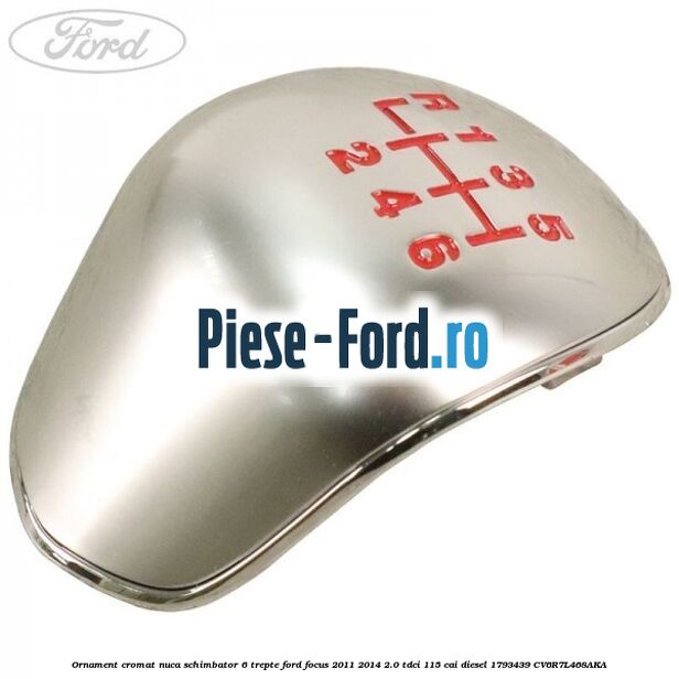 Nuca schimbator, cutie 6 trepte plastic Ford Focus 2011-2014 2.0 TDCi 115 cai diesel