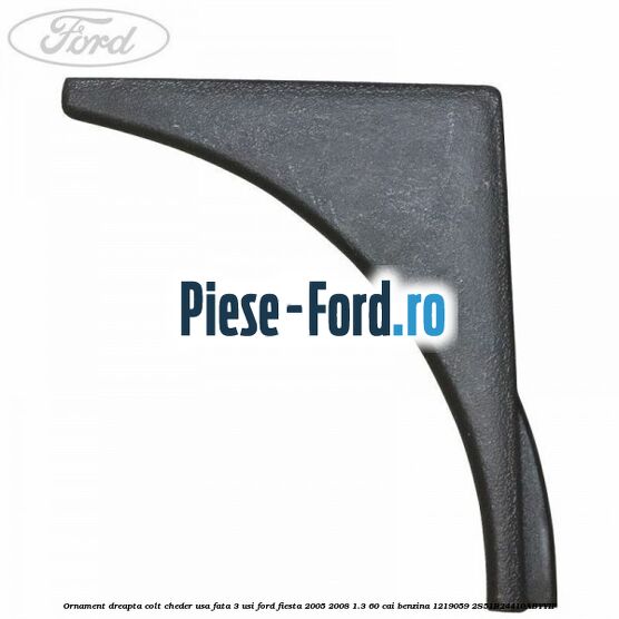 Garnitura suport numar fata/spate Ford Fiesta 2005-2008 1.3 60 cai benzina