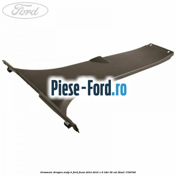 Ornament dreapta stalp B Ford Focus 2014-2018 1.6 TDCi 95 cai diesel #5EF1678543