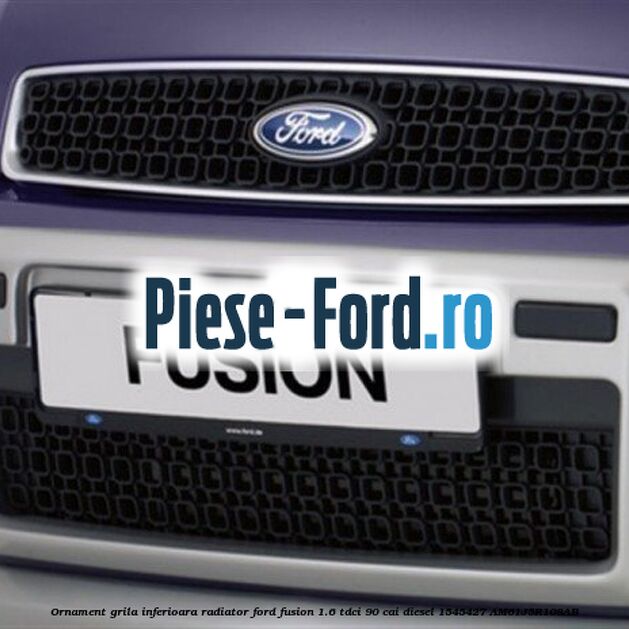 Folie protectie bara spate transparenta Ford Fusion 1.6 TDCi 90 cai diesel