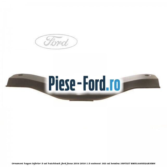 Ornament cadru superior usa spate stanga Ford Focus 2014-2018 1.5 EcoBoost 182 cai benzina