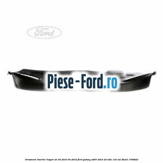 Ornament interior hayon an 03/2010-04/2015 Ford Galaxy 2007-2014 2.0 TDCi 115 cai #5812165750