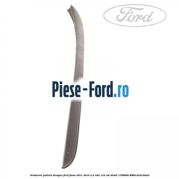 Grila scurgere apa parbriz Ford Focus 2011-2014 2.0 TDCi 115 cai diesel