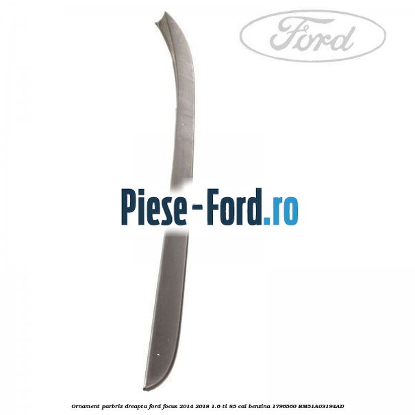 Grila scurgere apa parbriz Ford Focus 2014-2018 1.6 Ti 85 cai benzina